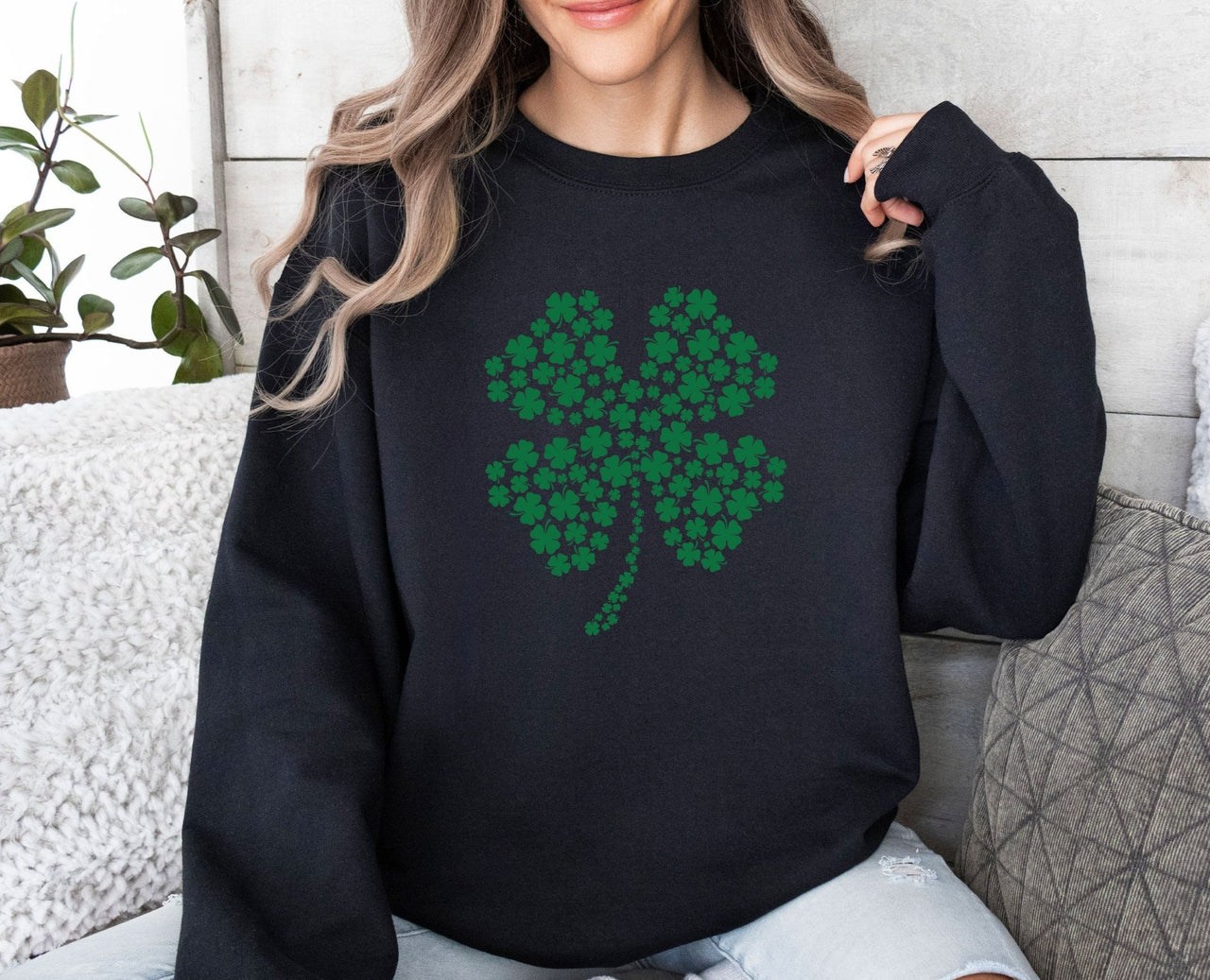 Clover Sweatshirt - lismoreboutique - Sweatshirt - clover_sweatshirt