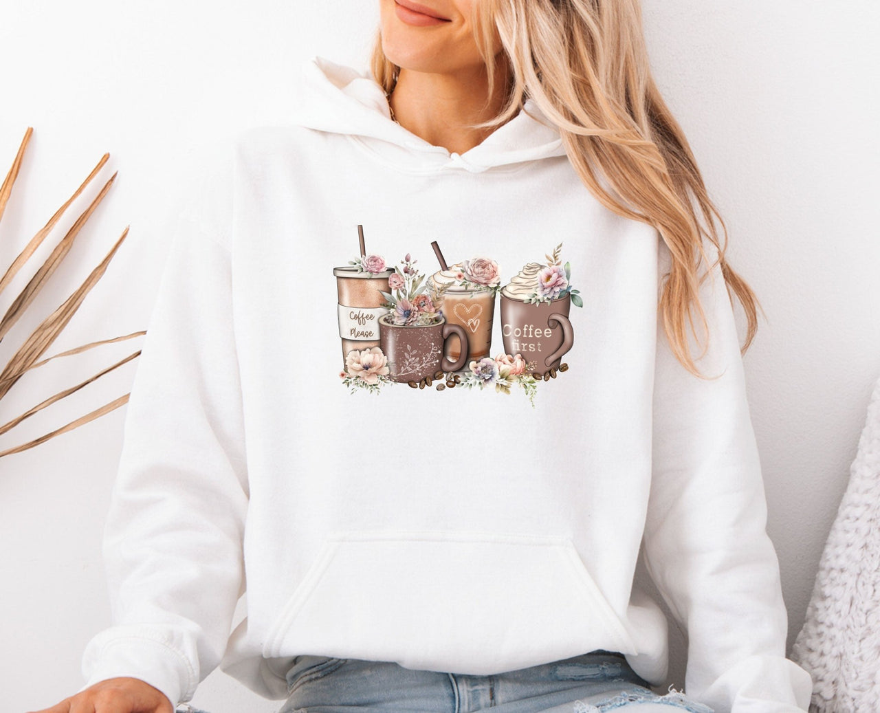 Coffee Please Hoodie - Lismore Boutique - Hoodie - Coffee_Addict_Hoodie