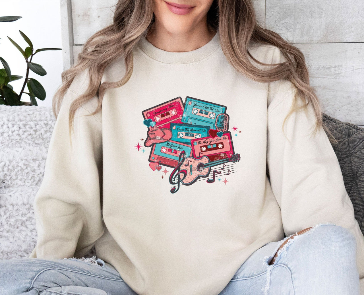 Country Music Sweatshirt - lismoreboutique - Sweatshirt - 90s_Girl_Crewneck