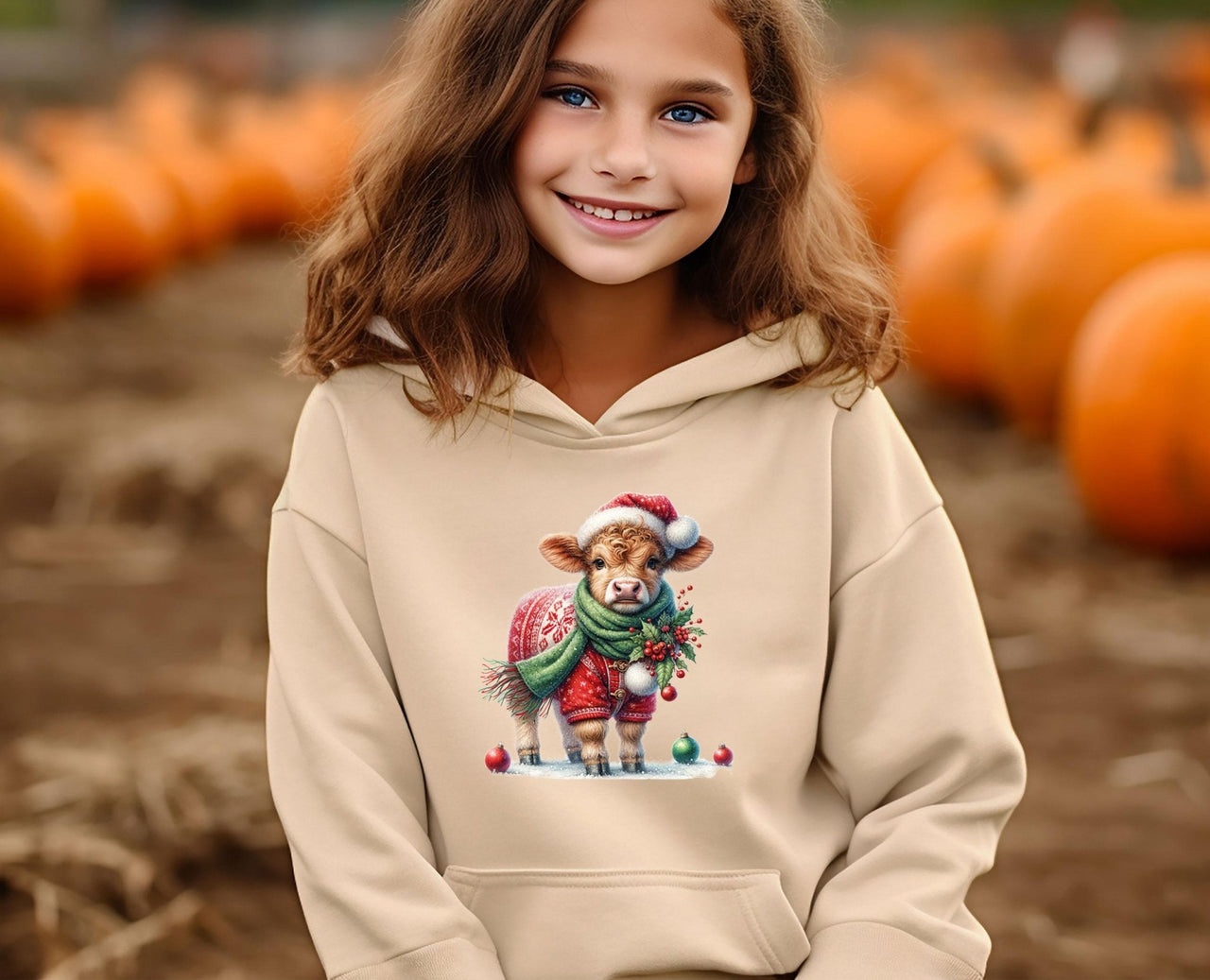 Cow Christmas Hoodie - lismoreboutique - Hoodie - christmas_party_gift