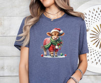 Thumbnail for Cow Christmas Shirt - lismoreboutique - Unisex T-Shirt - christmas_party_tee