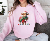 Thumbnail for Cow Christmas Sweatshirt - Lismore Boutique - Sweatshirt - christmas_party_gift