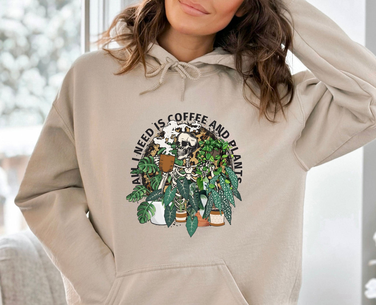 Crazy Plant Lady - lismoreboutique - Hoodie - Botanical_Jumper