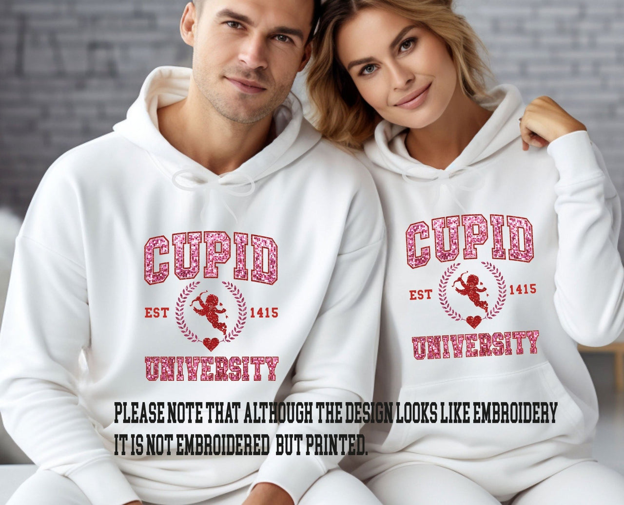 Cupid University Hoodie - lismoreboutique - Hoodie - couples_valentines