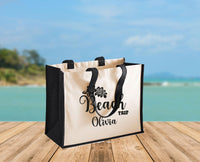 Thumbnail for Custom Beach Bag - lismoreboutique - Jute - Beach_Jute_Bag