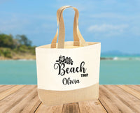 Thumbnail for Custom Beach Bag - lismoreboutique - Jute - Beach_Jute_Bag