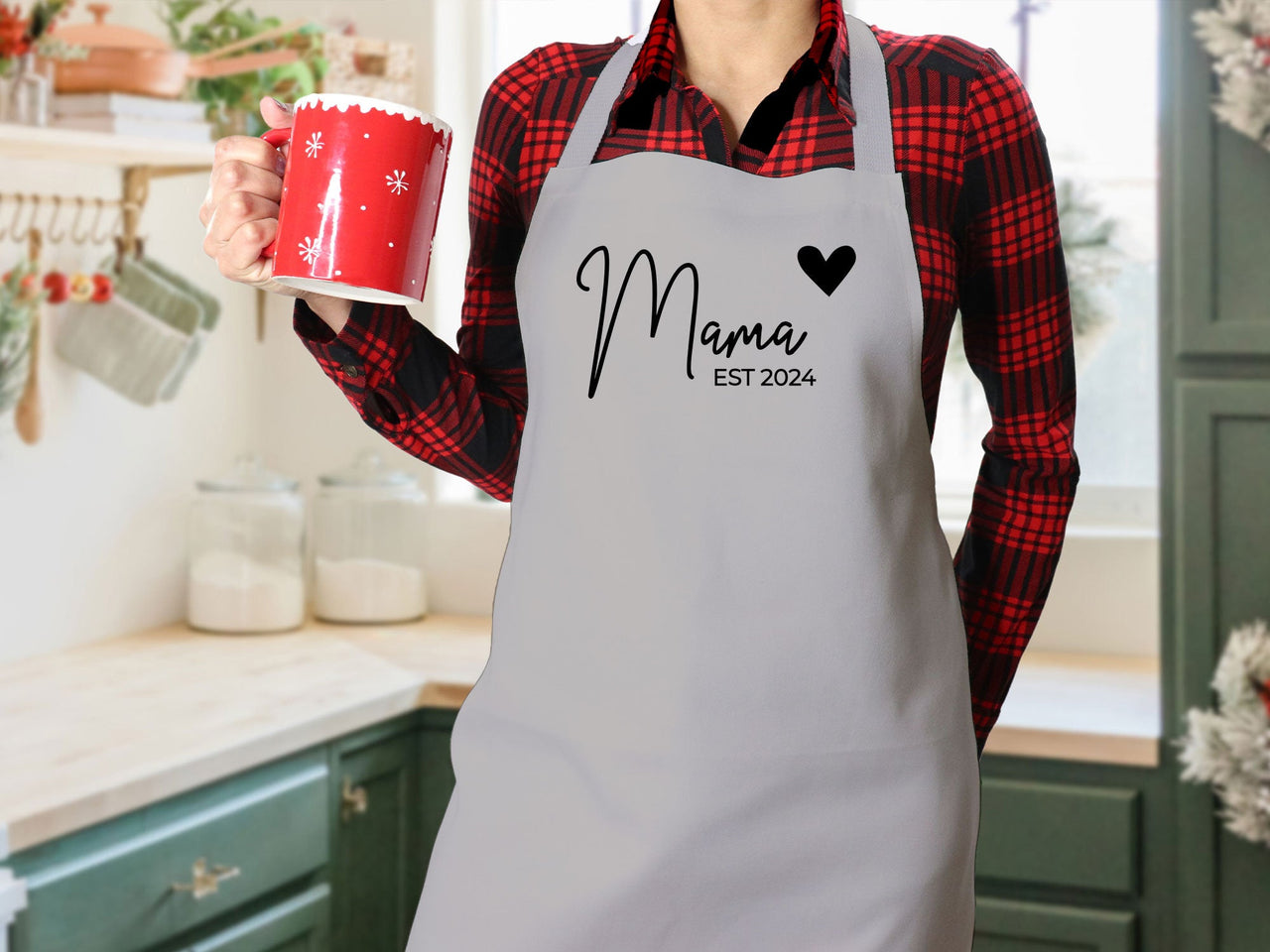 Custom Mama Apron - lismoreboutique - Cotton Apron - Baking_Apron