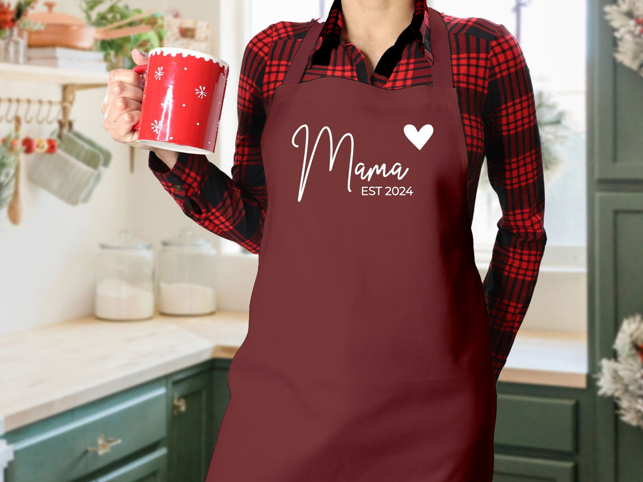 Custom Mama Apron - lismoreboutique - Cotton Apron - Baking_Apron