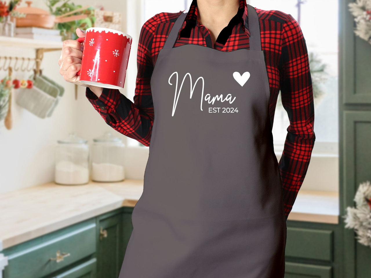 Custom Mama Apron - lismoreboutique - Cotton Apron - Baking_Apron