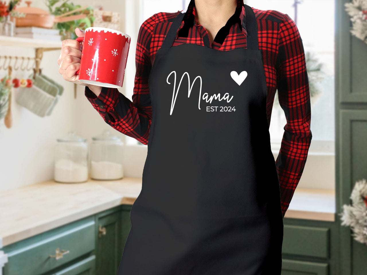 Custom Mama Apron - lismoreboutique - Cotton Apron - Baking_Apron