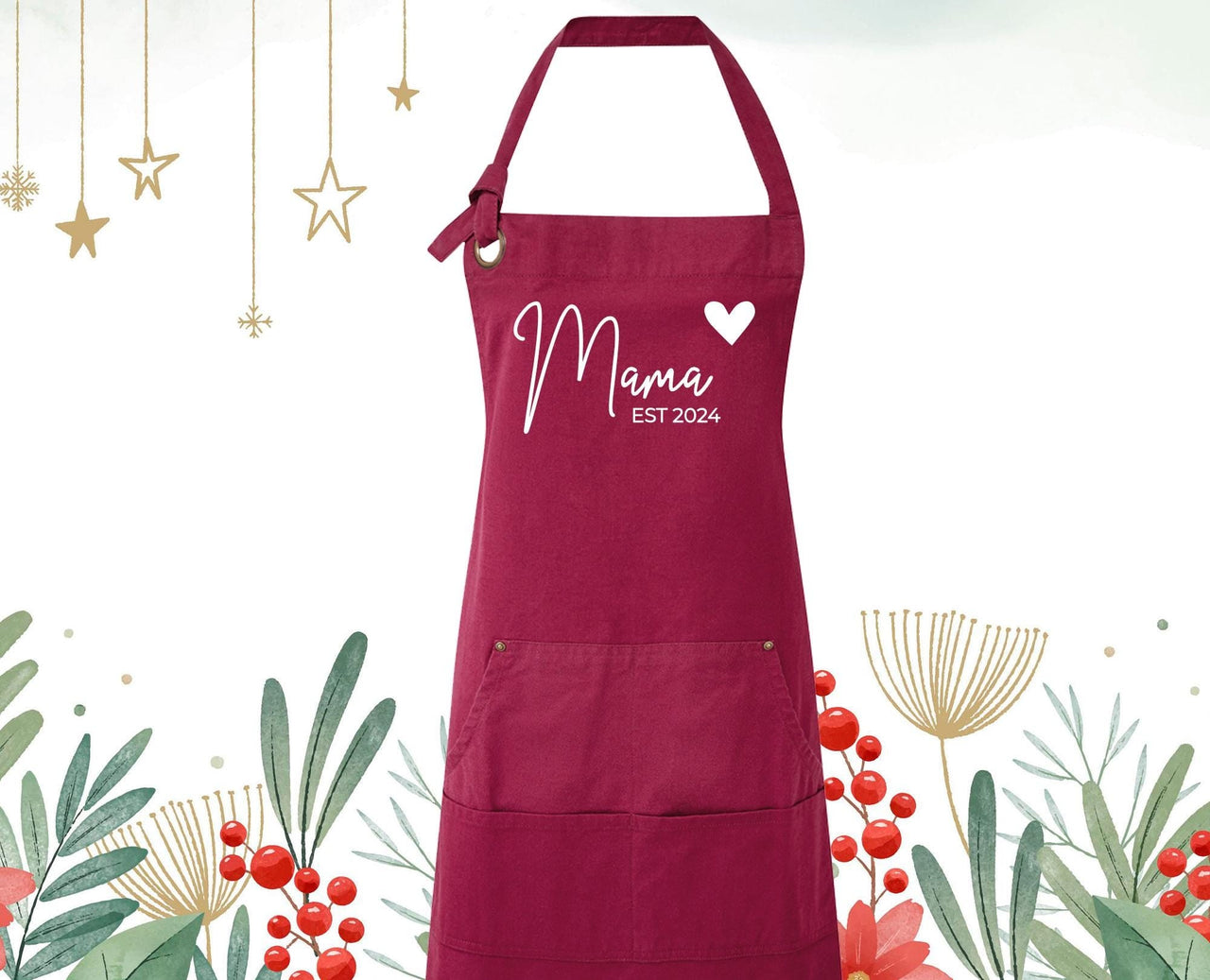 Custom Mama Apron - lismoreboutique - Apron_With_Pocket