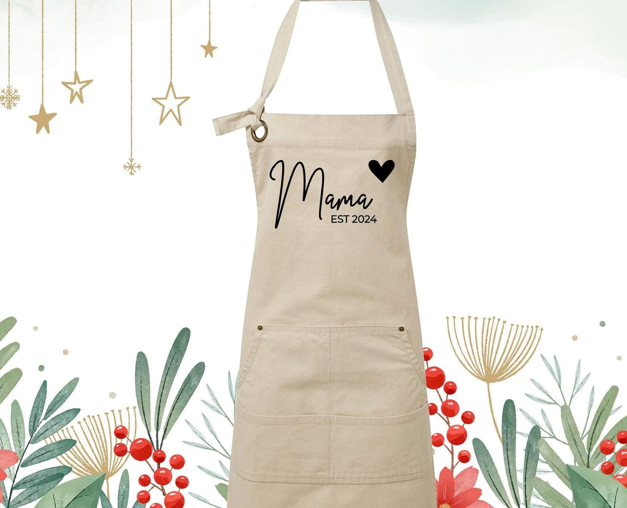 Custom Mama Apron - lismoreboutique - Apron_With_Pocket