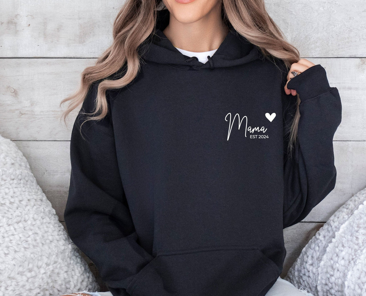 Custom Mama Hoodie - lismoreboutique - Hoodie - best_mum_hoodie