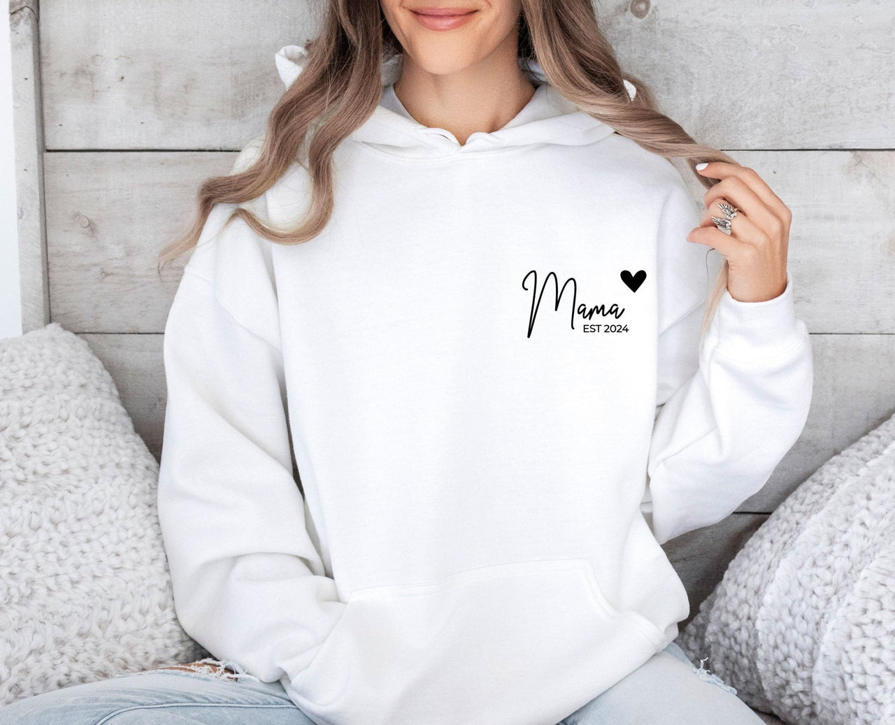 Custom Mama Hoodie - lismoreboutique - Hoodie - best_mum_hoodie