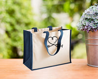 Thumbnail for Custom Nurse Bag - lismoreboutique - Jute - cute_doctor_gifts