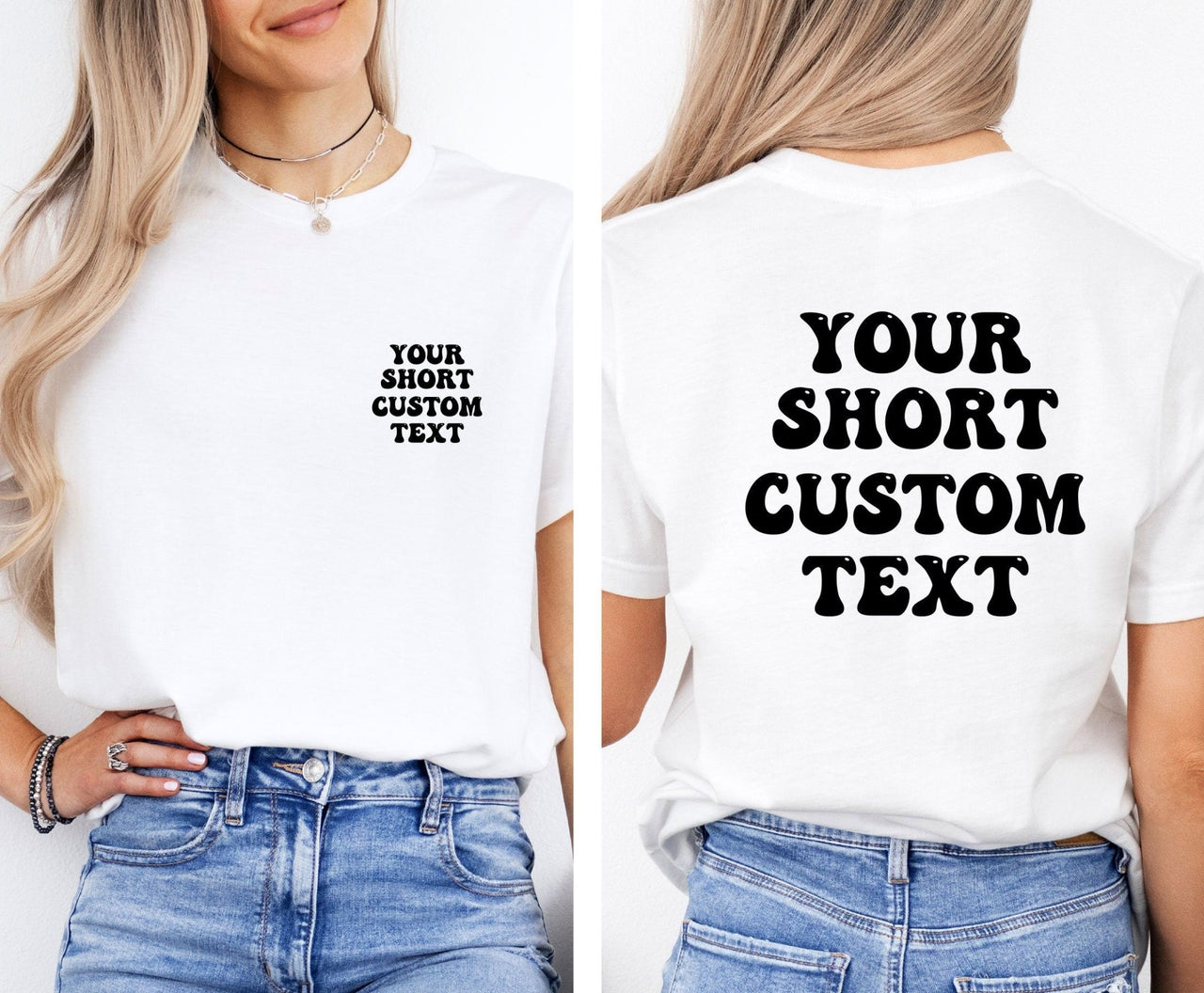 Custom Shirt - lismoreboutique - Unisex T-Shirt - back_side_text