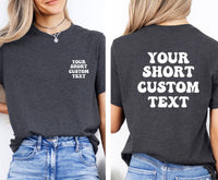 Thumbnail for Custom Shirt - lismoreboutique - Unisex T-Shirt - back_side_text