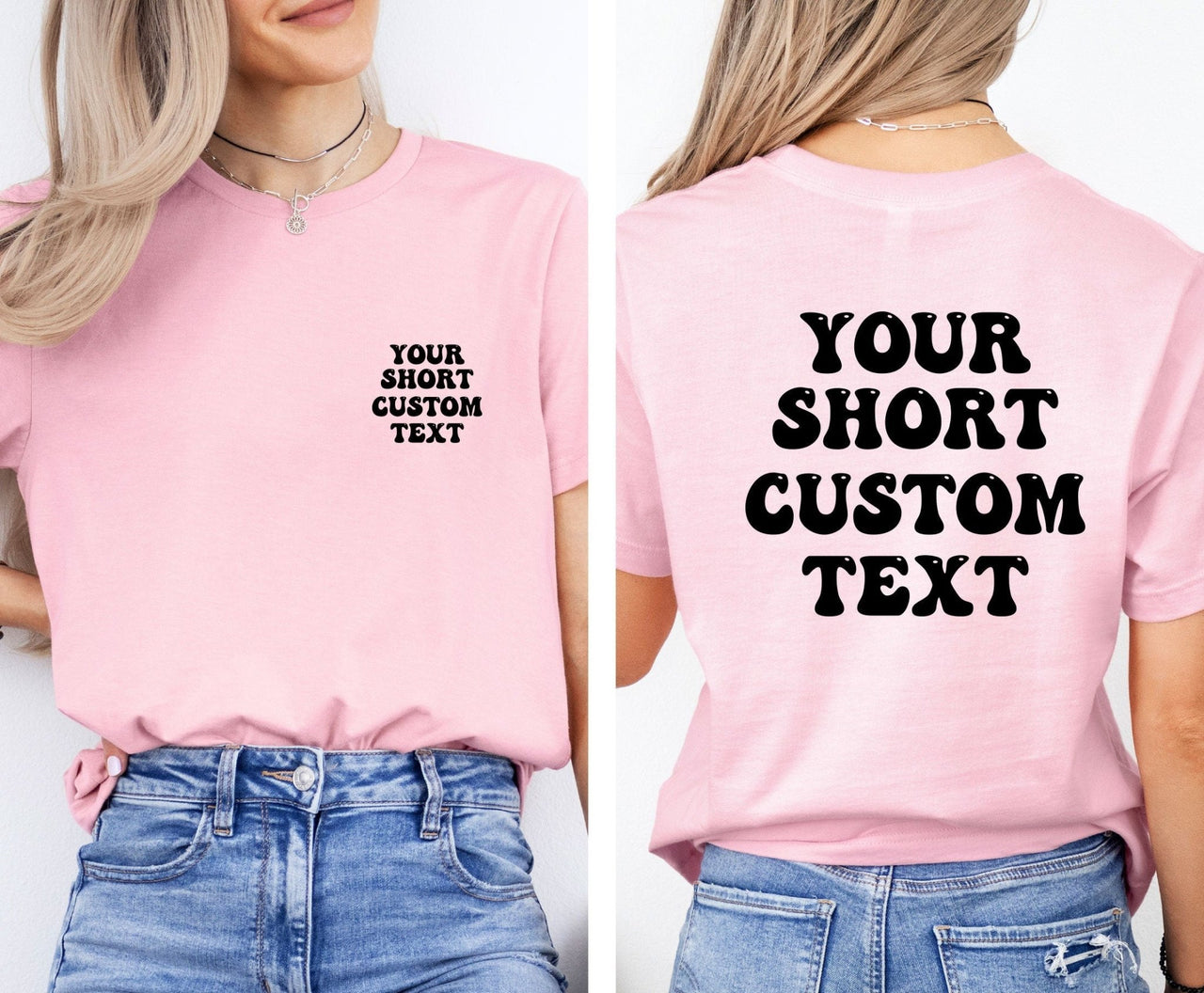 Custom Shirt - lismoreboutique - Unisex T-Shirt - back_side_text