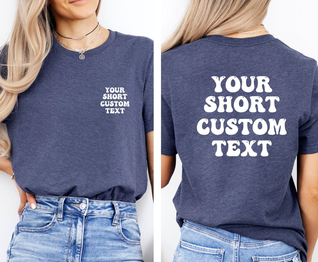 Custom Shirt - lismoreboutique - Unisex T-Shirt - back_side_text