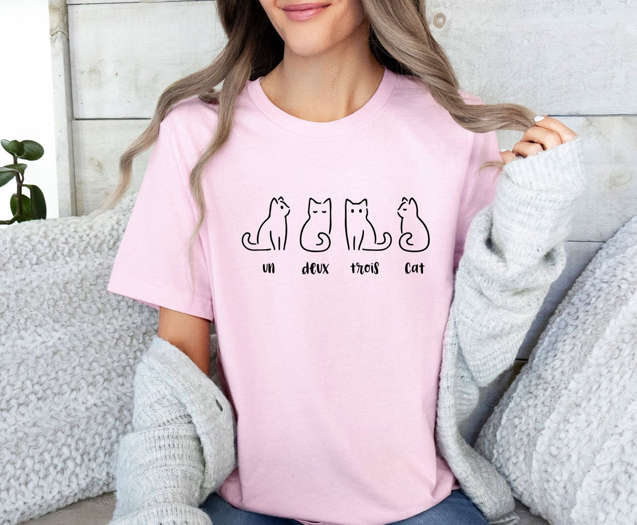 Cute Cat T-shirt - lismoreboutique - Unisex T-Shirt - Cat_Christmas_Gift