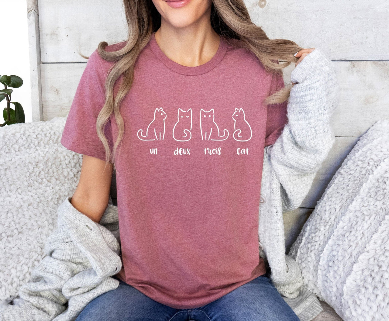 Cute Cat T-shirt - lismoreboutique - Unisex T-Shirt - Cat_Christmas_Gift