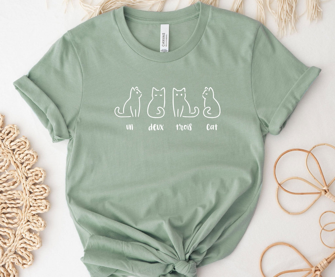 Cute Cat T-shirt - lismoreboutique - Unisex T-Shirt - Cat_Christmas_Gift