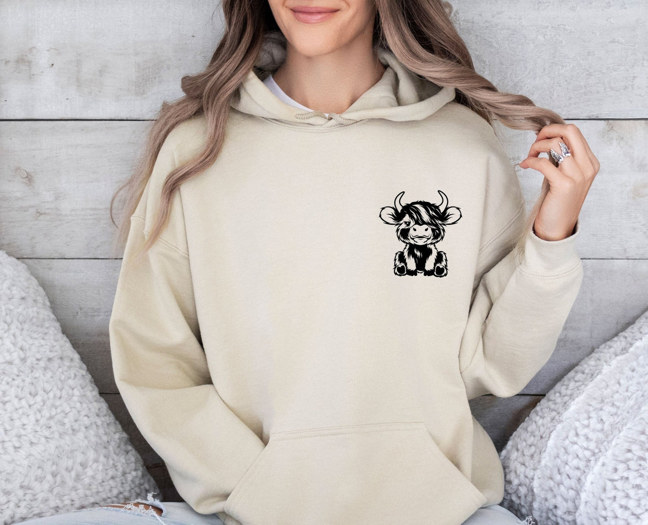 Cute Cow Hoodie - lismoreboutique - Hoodie - cow_hoodies