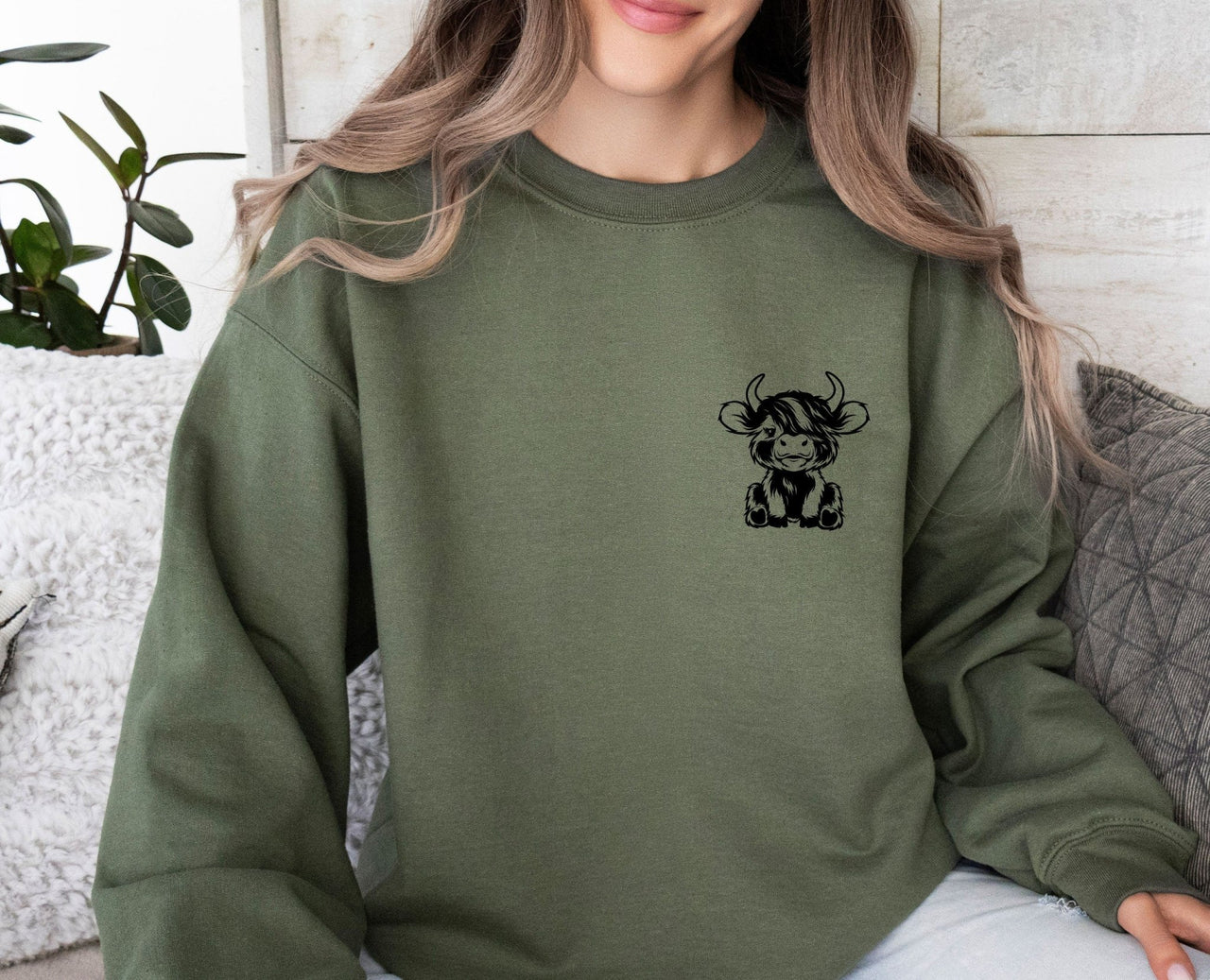 Cute Cow Sweatshirt - lismoreboutique - Sweatshirt - Cow_Lovers_Gift