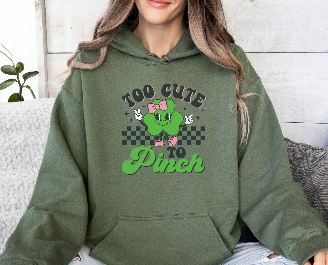 Cute Irish Hoodie - lismoreboutique - Hoodie - Clover_Hoodie