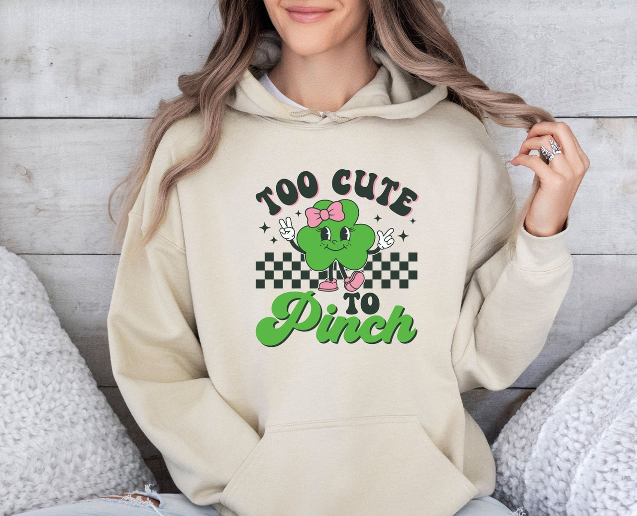 Cute Irish Hoodie - lismoreboutique - Hoodie - Clover_Hoodie