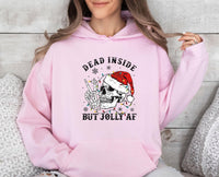 Thumbnail for Dead Inside Christmas Hoodie - lismoreboutique - Hoodie - christmas_goth_gift