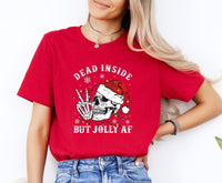 Thumbnail for Dead Inside Christmas Shirt - lismoreboutique - Unisex T-Shirt - christmas_party_tee