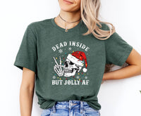 Thumbnail for Dead Inside Christmas Shirt - lismoreboutique - Unisex T-Shirt - christmas_party_tee