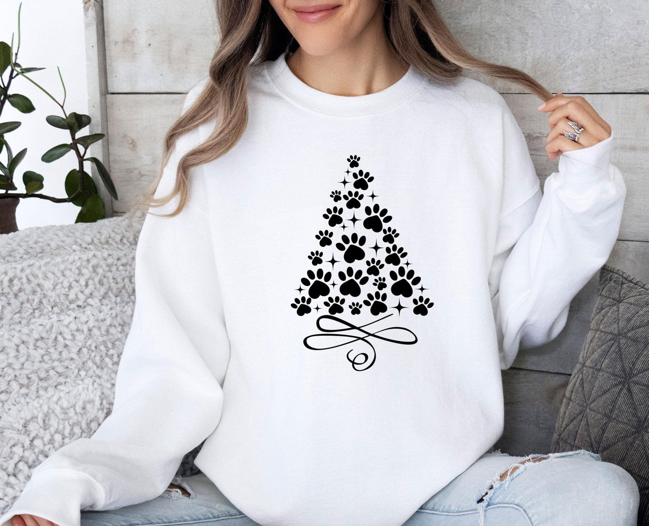 Dog Christmas Sweatshirt - Lismore Boutique - Sweatshirt - Christmas_Dog_gift