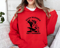 Thumbnail for Even Baddies Get Saddies Hoodie - lismoreboutique - Hoodie - depression_hoodie