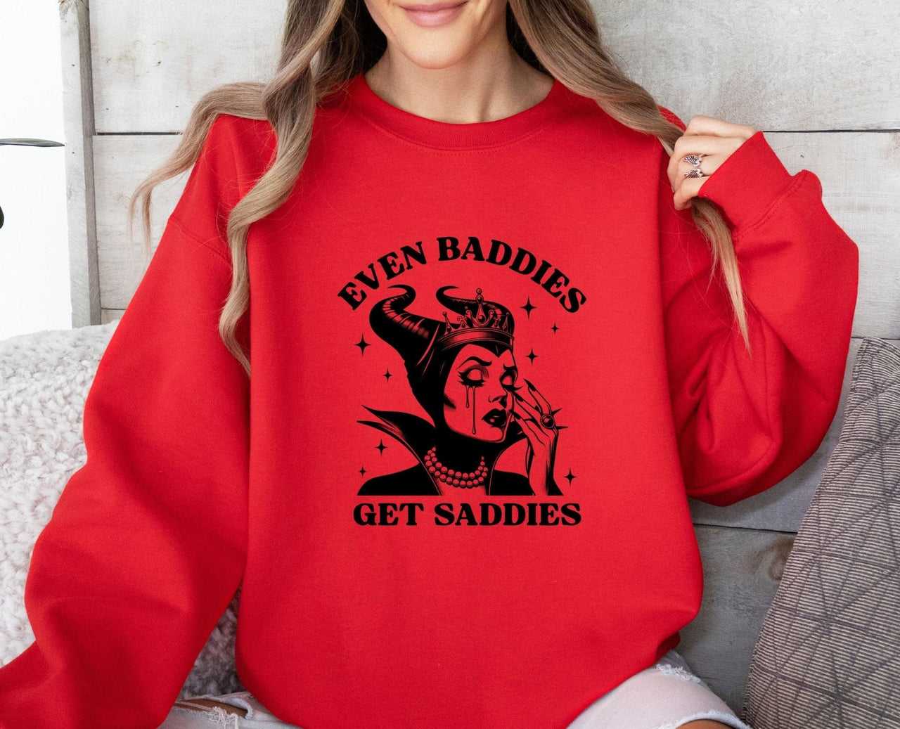 Even Baddies Get Saddies Sweatshirt - Lismore Boutique - Sweatshirt - depression_sweater