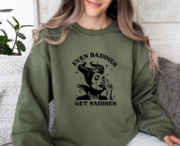 Thumbnail for Even Baddies Get Saddies Sweatshirt - lismoreboutique - Sweatshirt - depression_sweater