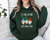 Thumbnail for Everything is Fine Hoodie - lismoreboutique - Hoodie - christmas_hoodie