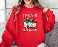 Thumbnail for Everything is Fine Sweatshirt - Lismore Boutique - Sweatshirt - christmas_eve_gift