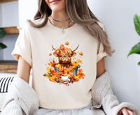 Thumbnail for Fall Cow T-shirt - lismoreboutique - Unisex T-Shirt - autumn_cow_t_shirt