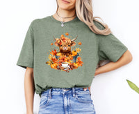 Thumbnail for Fall Cow T-shirt - lismoreboutique - Unisex T-Shirt - autumn_cow_t_shirt