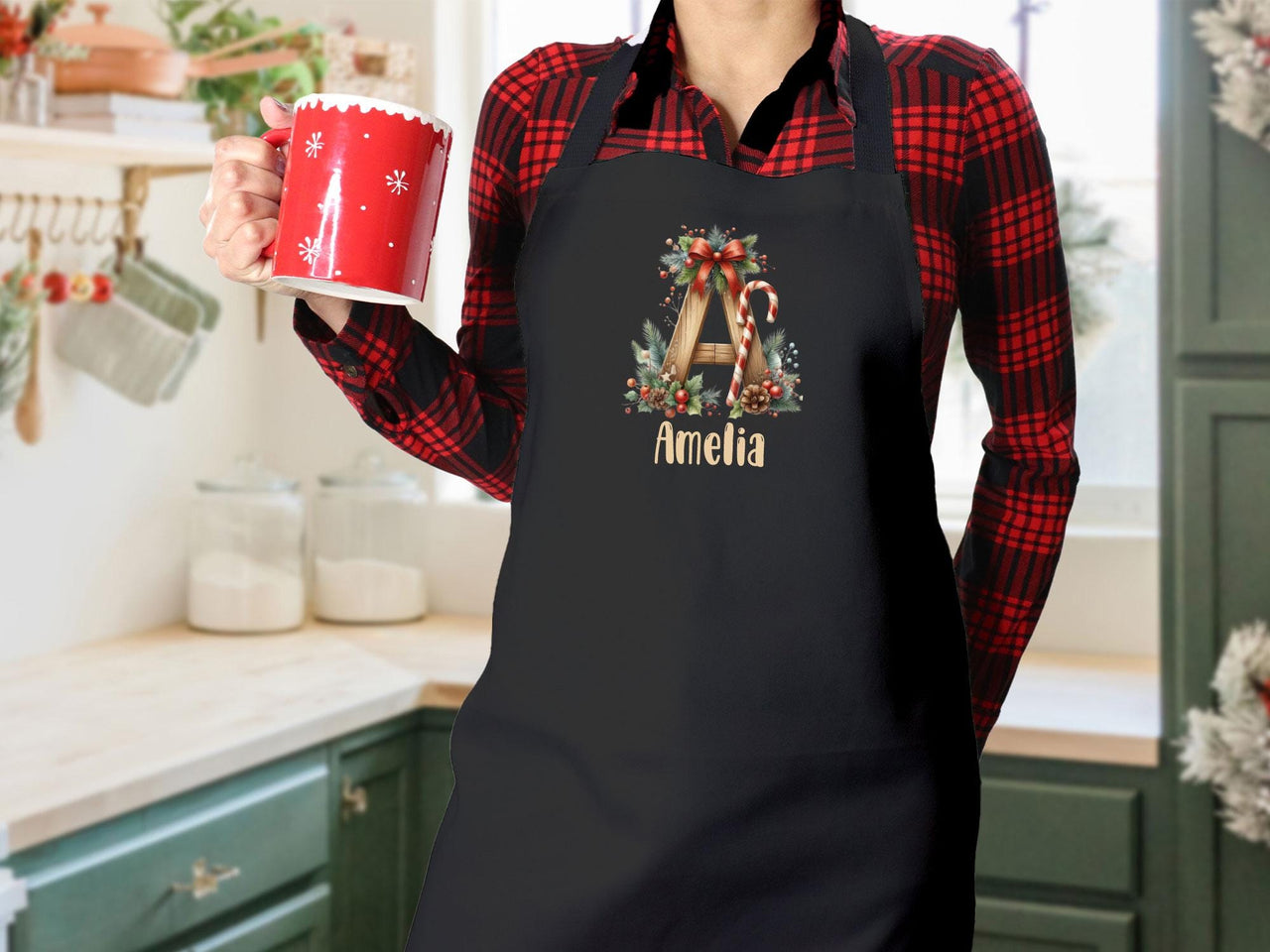 Family Christmas Apron - lismoreboutique - baking_apron