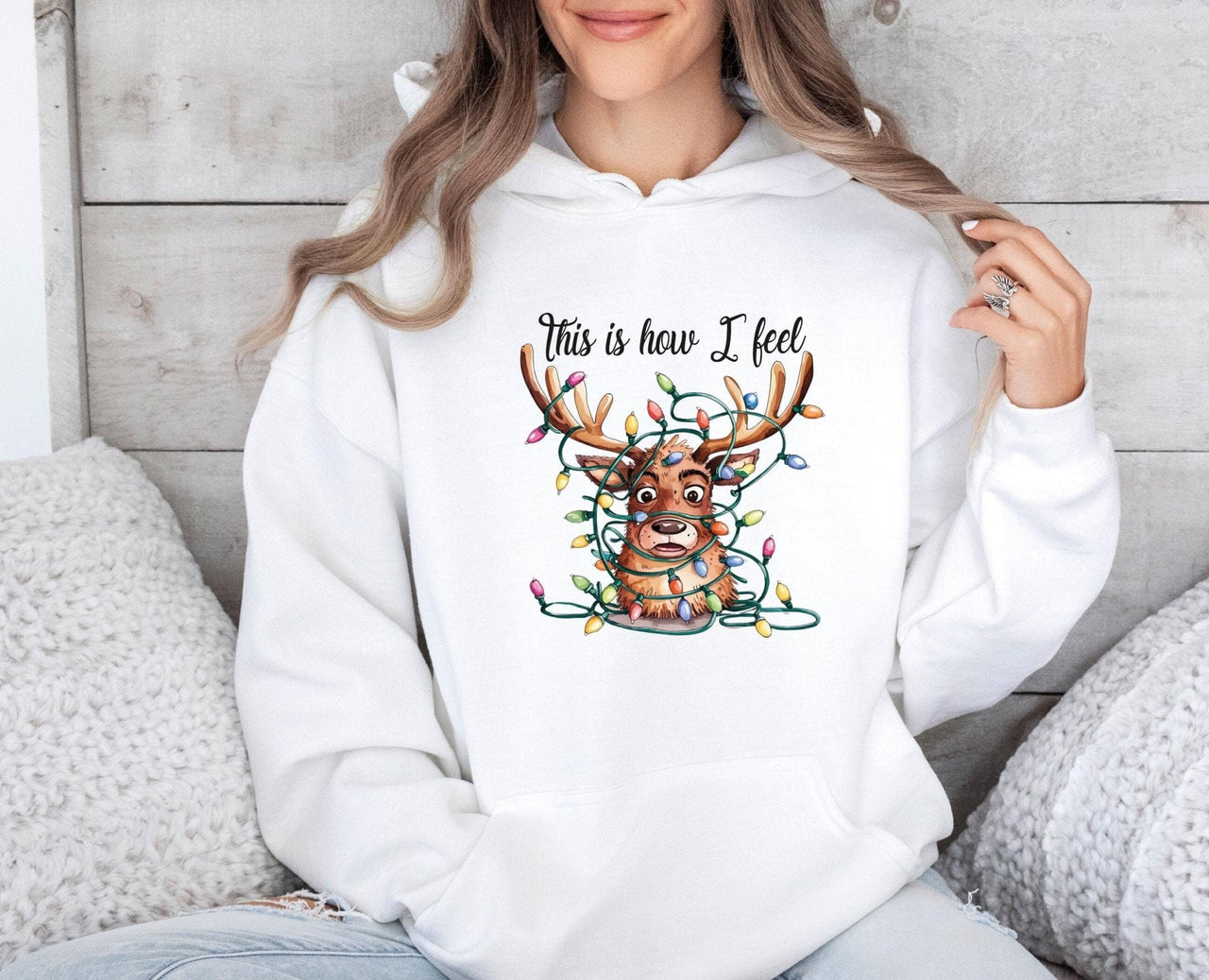 Funny Christmas Hoodie - lismoreboutique - Hoodie - Christmas_Deer_Top