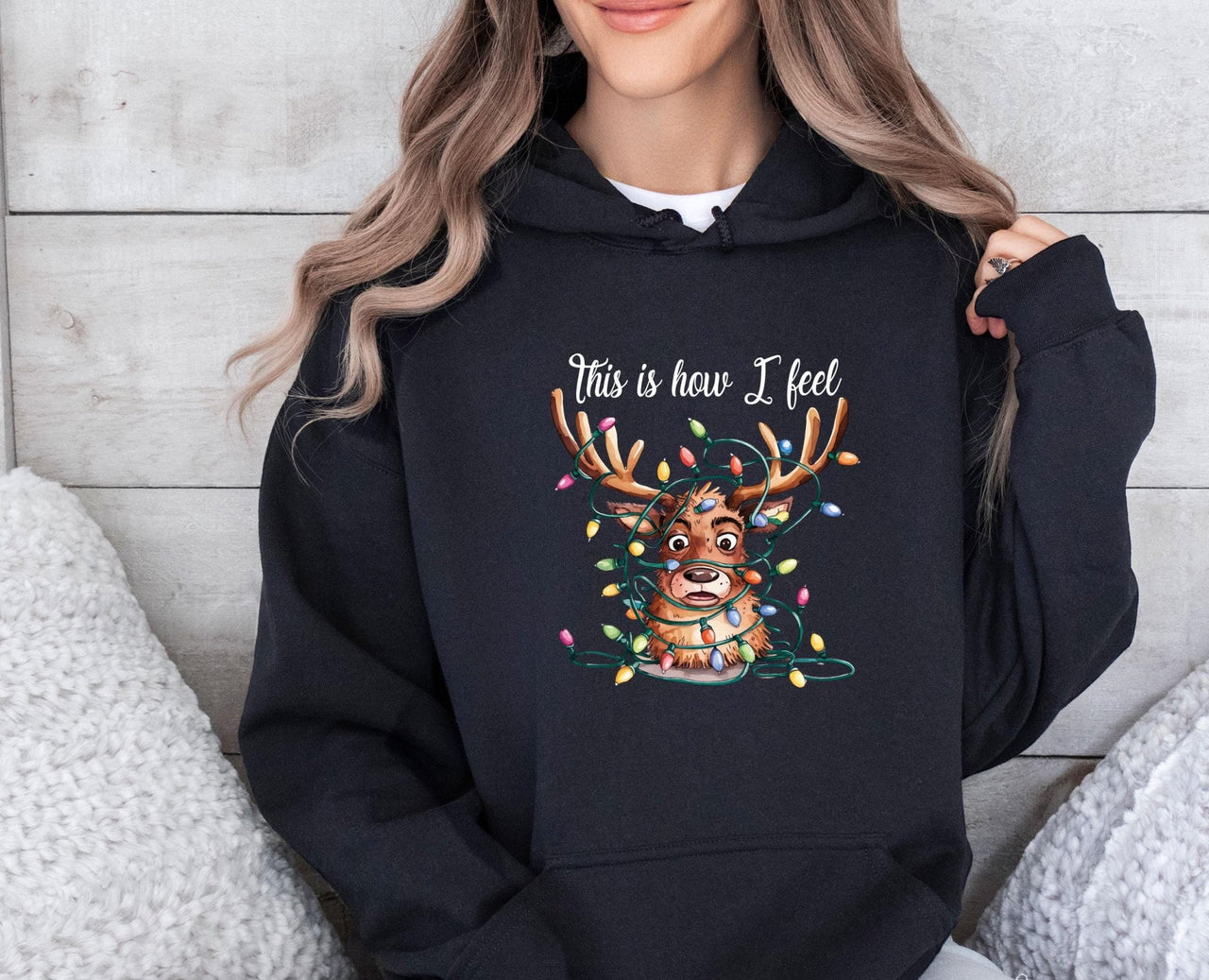 Funny Christmas Hoodie - lismoreboutique - Hoodie - Christmas_Deer_Top