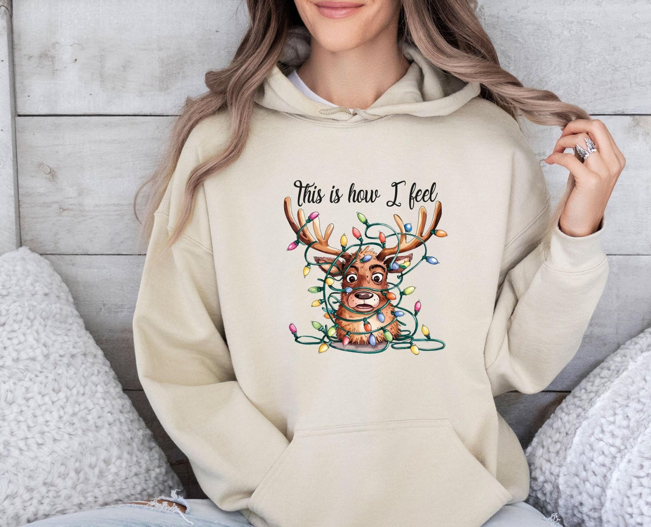 Funny Christmas Hoodie - lismoreboutique - Hoodie - Christmas_Deer_Top