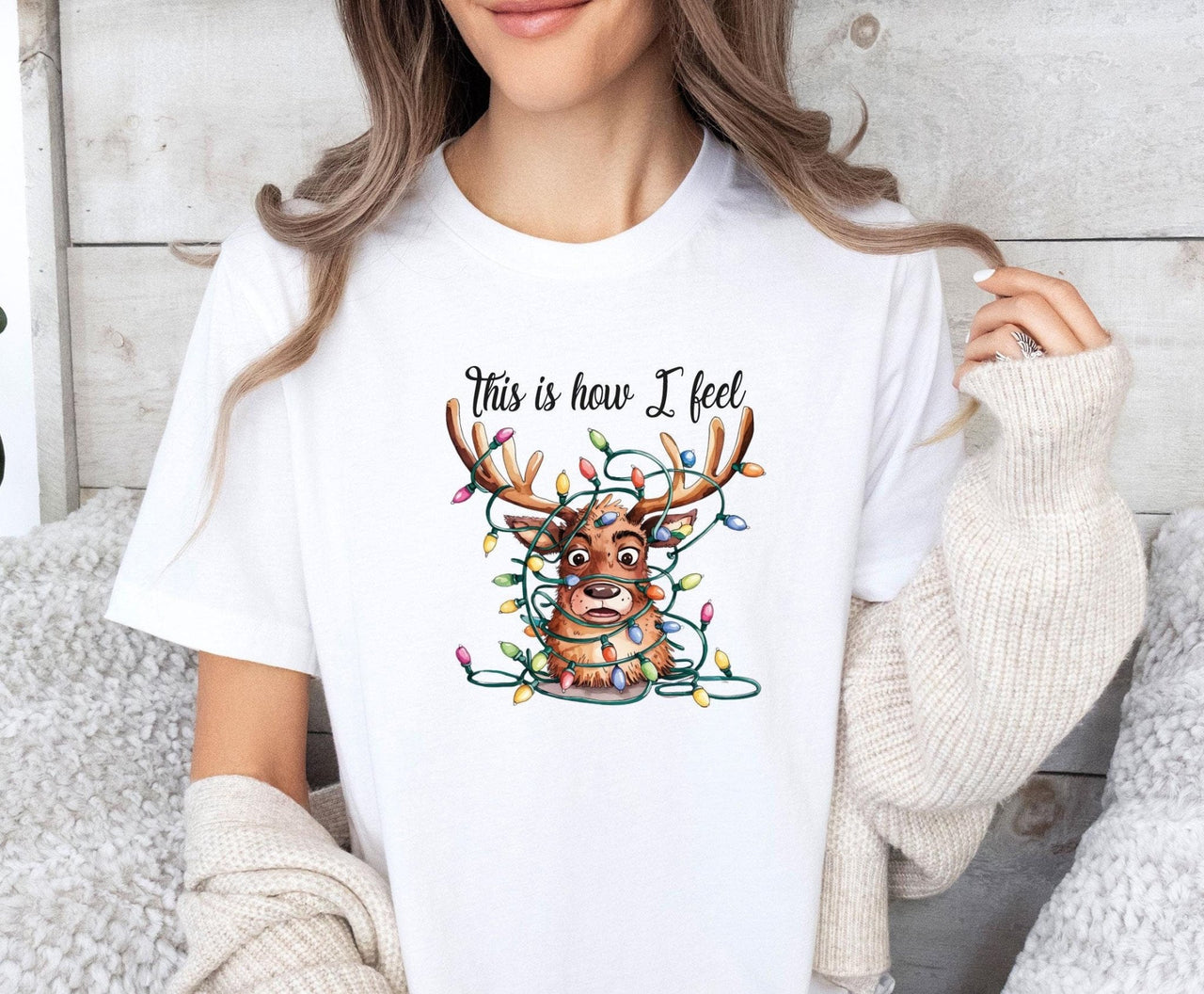 Funny Christmas Shirt - lismoreboutique - Unisex T-Shirt - Christmas_Deer_Tee