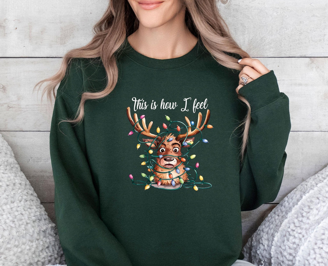 Funny Christmas Sweatshirt - lismoreboutique - Sweatshirt - christmas_crewneck