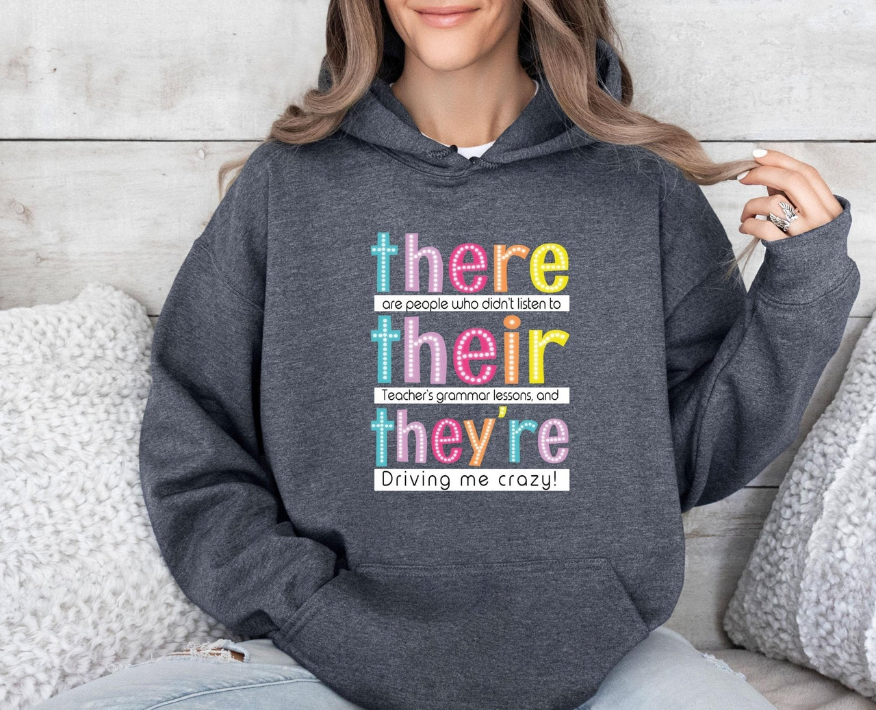 Funny Grammar Hoodie - Lismore Boutique - Hoodie - back_to_school_gift