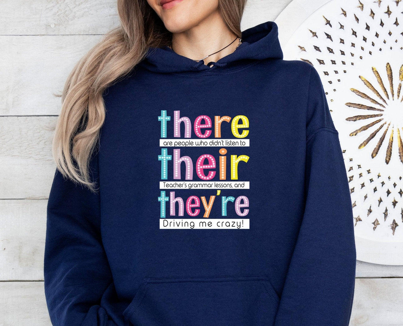 Funny Grammar Hoodie - Lismore Boutique - Hoodie - back_to_school_gift