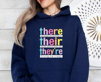 Thumbnail for Funny Grammar Hoodie - Lismore Boutique - Hoodie - back_to_school_gift